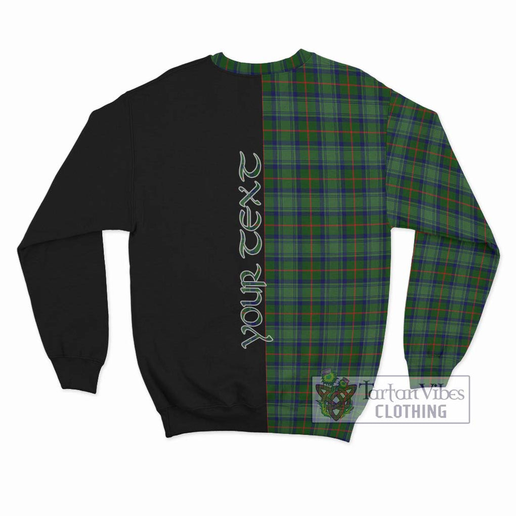 Cranstoun (Cranston) Tartan Sweatshirt with Family Crest and Half Of Me Style - Tartan Vibes Clothing