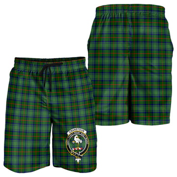 Cranstoun (Cranston) Tartan Mens Shorts with Family Crest - Tartan Vibes Clothing