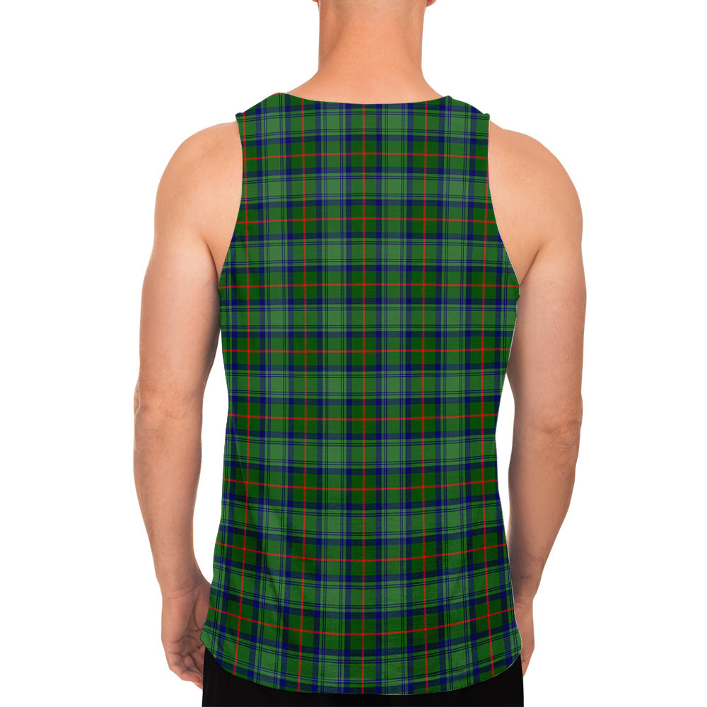 Cranstoun (Cranston) Tartan Mens Tank Top with Family Crest - Tartan Vibes Clothing