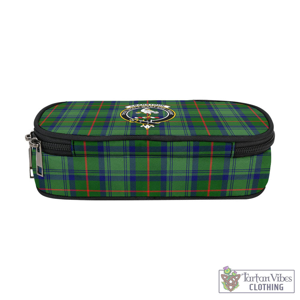 Cranstoun (Cranston) Tartan Pen and Pencil Case with Family Crest - Tartan Vibes Clothing