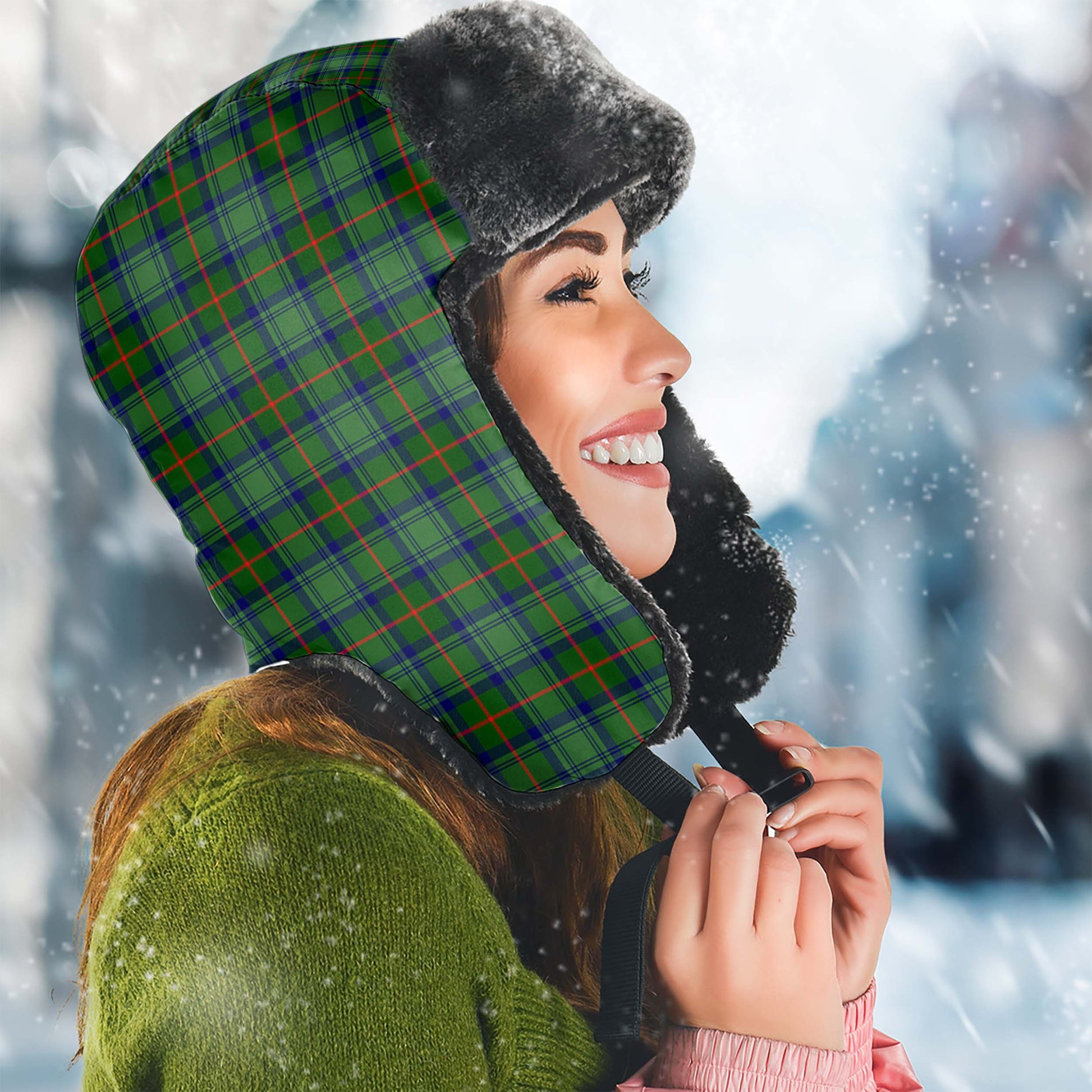 Cranstoun (Cranston) Tartan Winter Trapper Hat - Tartan Vibes Clothing