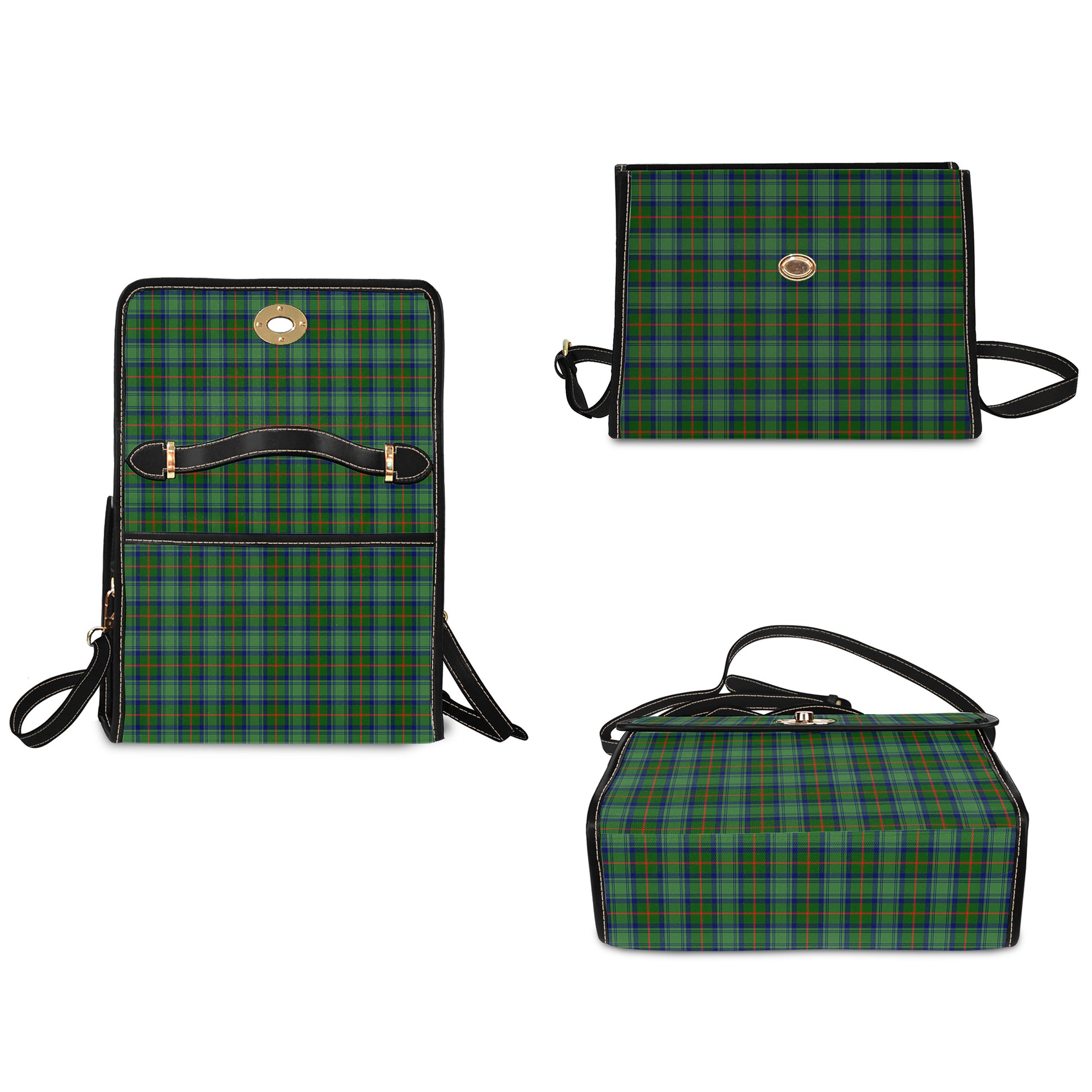 cranstoun-tartan-leather-strap-waterproof-canvas-bag