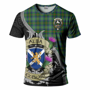 Cranstoun (Cranston) Tartan Family Crest T-Shirt Lion Rampant Royal Thistle Shield Celtic Inspired Kid's Shirt - Tartan Vibes Clothing