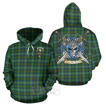 Cranstoun (Cranston) Tartan Hoodie with Family Crest Celtic Skull Style Zip Hoodie - Tartan Vibes Clothing