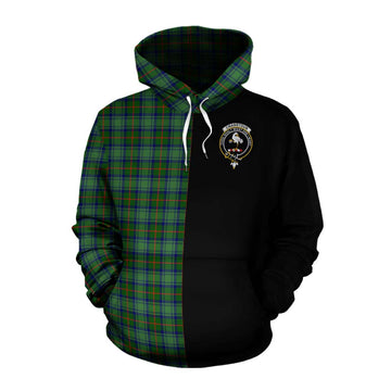 Cranstoun (Cranston) Tartan Cotton Hoodie with Family Crest and Half Of Me Style Pullover Hoodie XS - Tartan Vibes Clothing