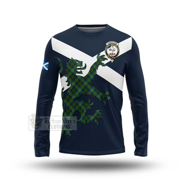 Cranstoun (Cranston) Tartan Lion Rampant Long Sleeve T-Shirt Proudly Display Your Heritage with Alba Gu Brath and Clan Name Unisex - Tartan Vibes Clothing