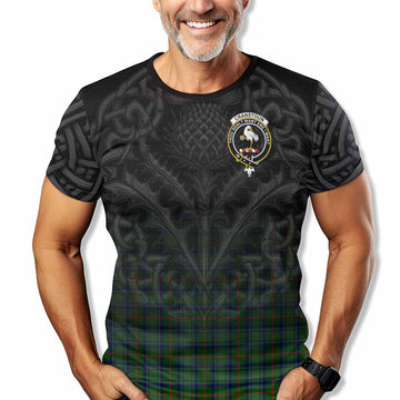 Cranstoun (Cranston) Tartan T-Shirt with Family Crest Celtic Thistle Vibes Kid's Shirt - Tartan Vibes Clothing