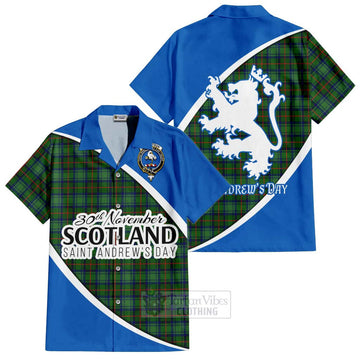 Cranstoun (Cranston) Family Crest Tartan Hawaiian Shirt Celebrate Saint Andrew's Day in Style Kid - Tartan Vibes Clothing