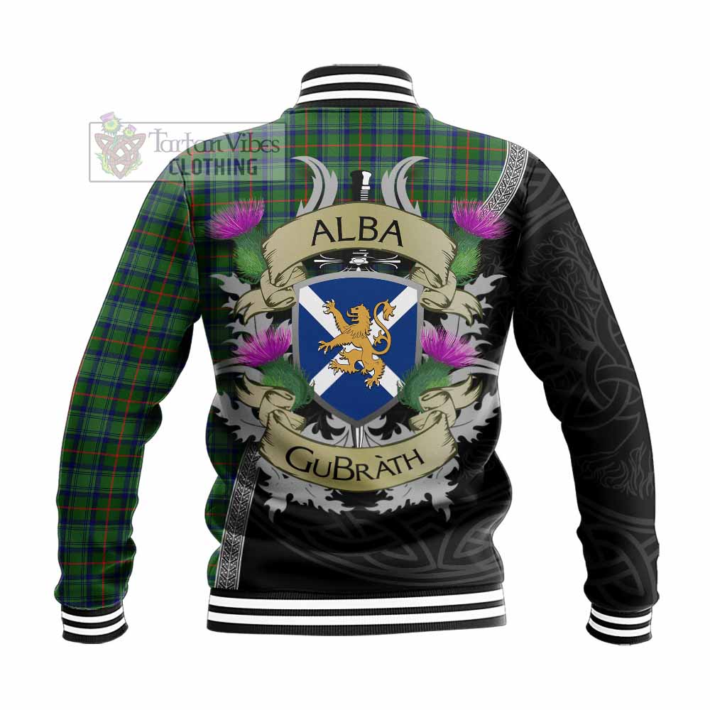 Cranstoun (Cranston) Tartan Family Crest Baseball Jacket Lion Rampant Royal Thistle Shield Celtic Inspired - Tartan Vibes Clothing