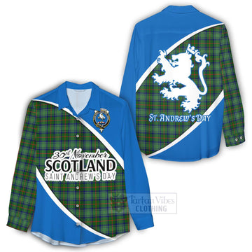 Cranstoun (Cranston) Family Crest Tartan Women's Casual Shirt Celebrate Saint Andrew's Day in Style - Tartan Vibes Clothing