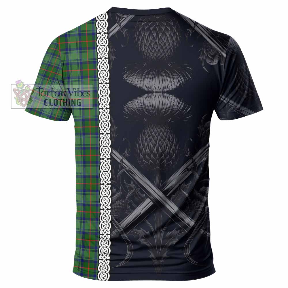 Cranstoun (Cranston) Tartan T-Shirt with Family Crest Cross Sword Thistle Celtic Vibes - Tartan Vibes Clothing