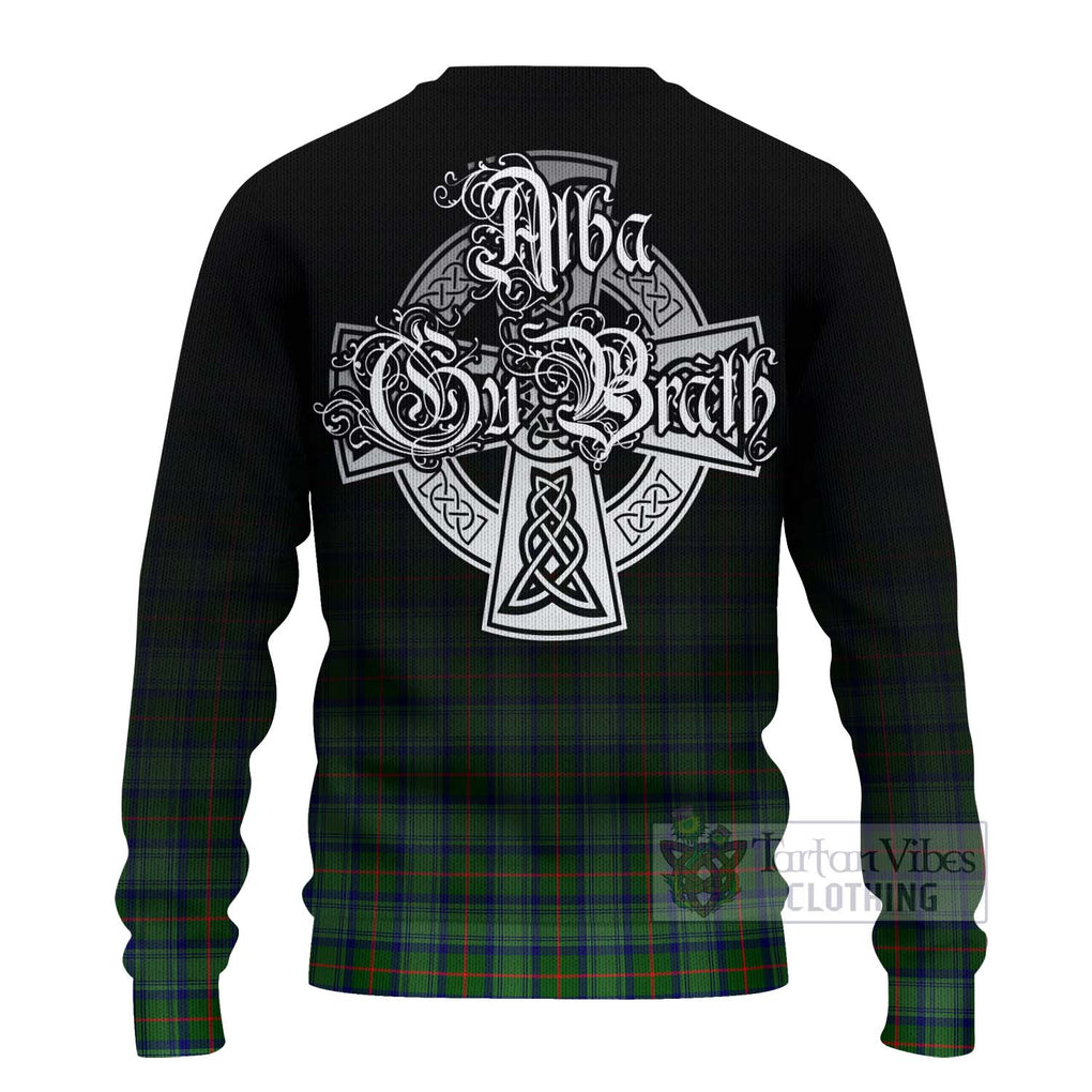 Cranstoun (Cranston) Tartan Ugly Sweater Featuring Alba Gu Brath Family Crest Celtic Inspired - Tartan Vibes Clothing