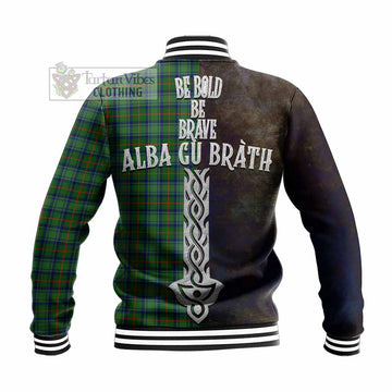 Cranstoun (Cranston) Tartan Family Crest Baseball Jacket Alba Gu Brath Be Brave Lion Ancient Style
