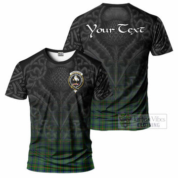 Cranstoun (Cranston) Tartan T-Shirt with Family Crest Celtic Thistle Vibes - Tartan Vibes Clothing