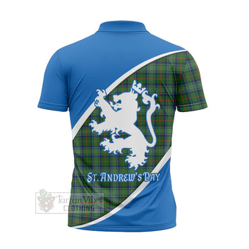 Cranstoun (Cranston) Family Crest Tartan Zipper Polo Shirt Celebrate Saint Andrew's Day in Style - Tartan Vibes Clothing