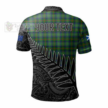 Cranstoun (Cranston) Crest Tartan Polo Shirt with New Zealand Silver Fern Half Style - Tartan Vibes Clothing