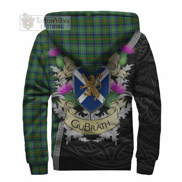 Cranstoun (Cranston) Tartan Family Crest Sherpa Hoodie Lion Rampant Royal Thistle Shield Celtic Inspired - Tartan Vibes Clothing