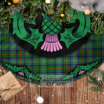 Cranstoun (Cranston) Tartan Christmas Tree Skirt Scottish Thistle Style - Tartan Vibes Clothing