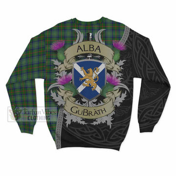 Cranstoun (Cranston) Tartan Family Crest Sweatshirt Lion Rampant Royal Thistle Shield Celtic Inspired - Tartan Vibes Clothing