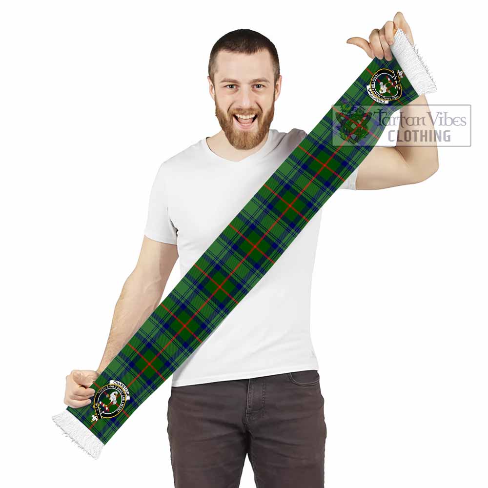 Cranstoun (Cranston) Tartan Ruffneck Scarf with Family Crest - Tartan Vibes Clothing