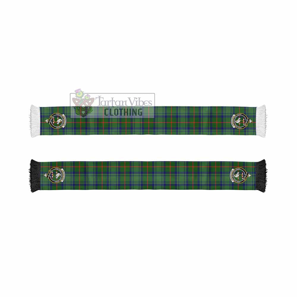 Cranstoun (Cranston) Tartan Ruffneck Scarf with Family Crest - Tartan Vibes Clothing