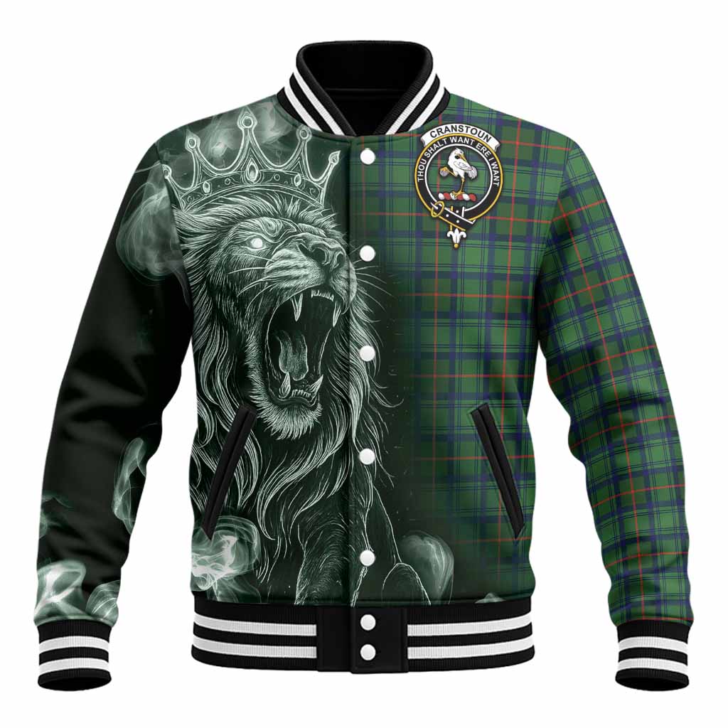 Cranstoun (Cranston) Tartan Baseball Jacket Roaring Lion Heritage