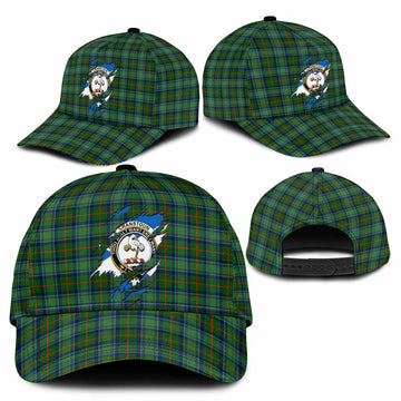 Cranstoun (Cranston) Tartan Classic Cap with Family Crest In Me Style