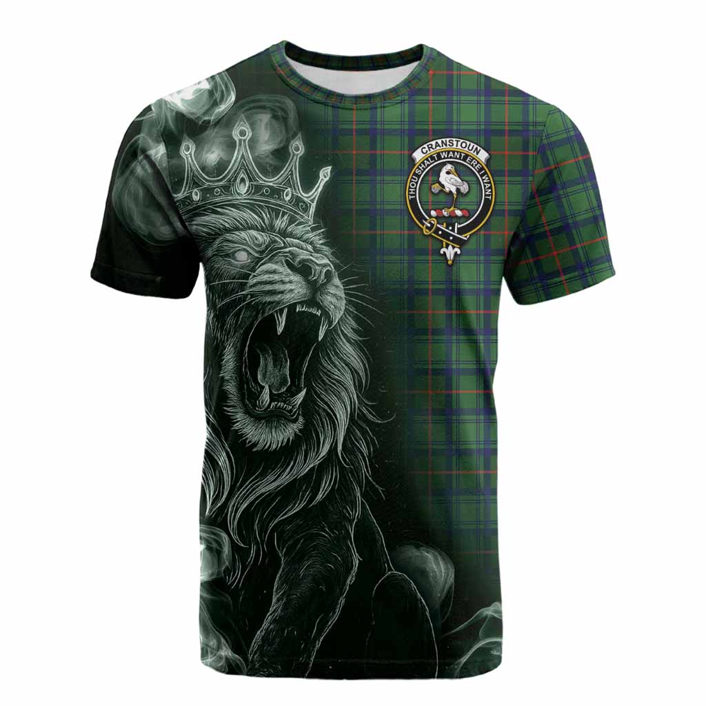 Cranstoun (Cranston) Tartan Cotton T-shirt Roaring Lion Heritage