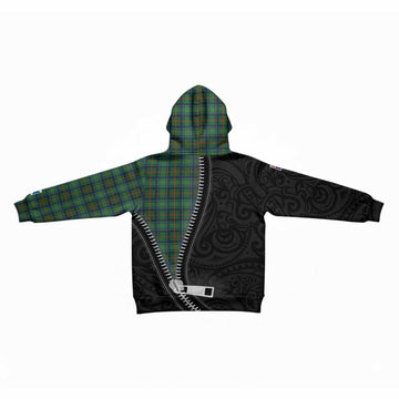 Cranstoun (Cranston) Tartan Kid Hoodie New Zealand Pattern Unique Zipper Stylized