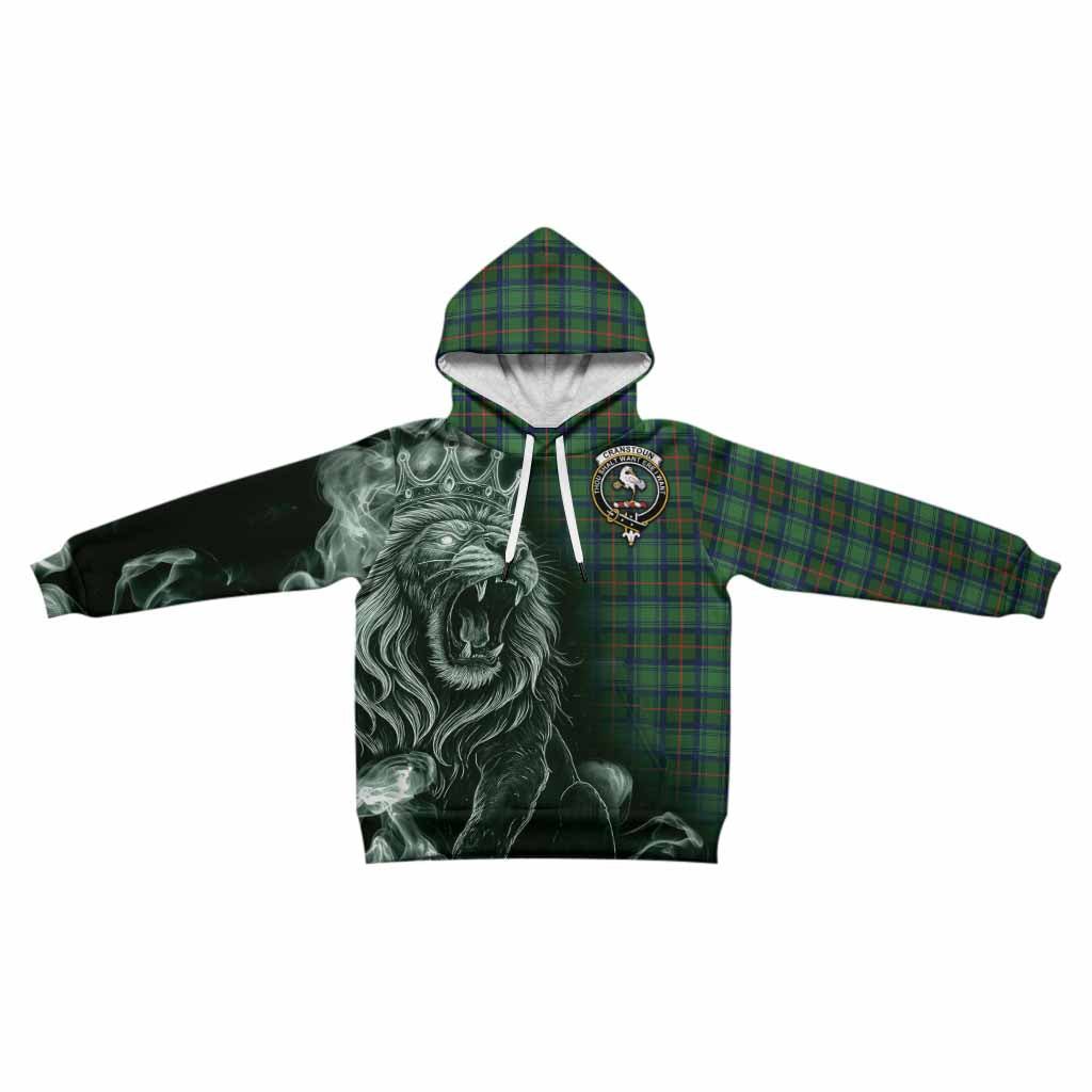 Cranstoun (Cranston) Tartan Kid Hoodie Roaring Lion Heritage