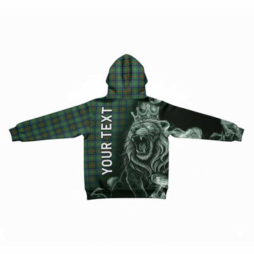 Cranstoun (Cranston) Tartan Kid Hoodie Roaring Lion Heritage