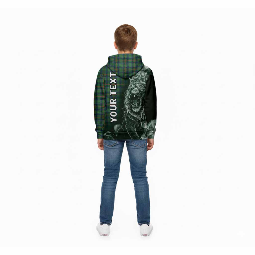 Cranstoun (Cranston) Tartan Kid Hoodie Roaring Lion Heritage