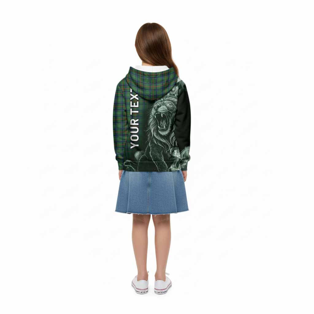 Cranstoun (Cranston) Tartan Kid Hoodie Roaring Lion Heritage
