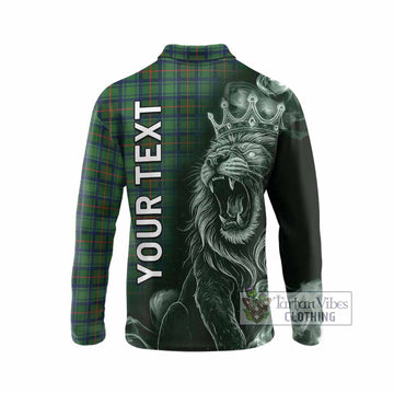 Cranstoun (Cranston) Tartan Long Sleeve Polo Shirt Roaring Lion Heritage