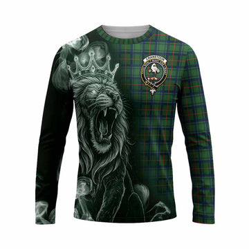 Cranstoun (Cranston) Tartan Long Sleeve T-Shirt Roaring Lion Heritage