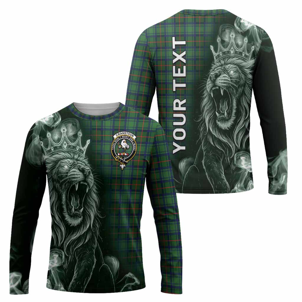 Cranstoun (Cranston) Tartan Long Sleeve T-Shirt Roaring Lion Heritage