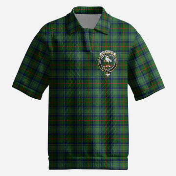 Cranstoun (Cranston) Tartan Men’s Polo Sweater Top with Family Crest