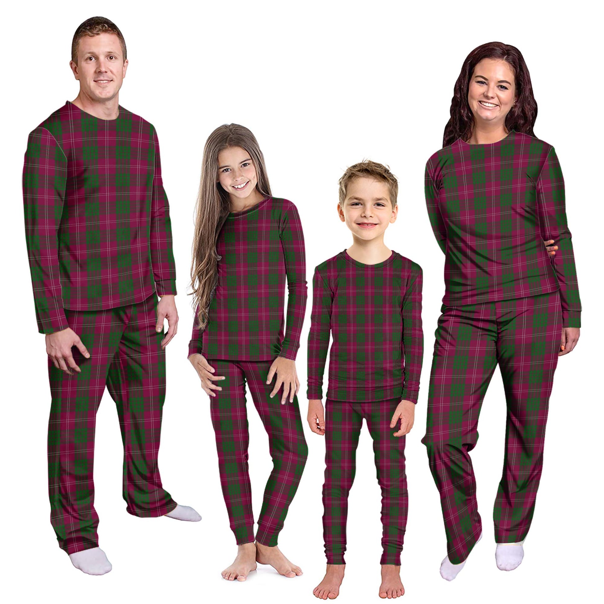 Crawford Tartan Pajamas Family Set Kid - Tartan Vibes Clothing