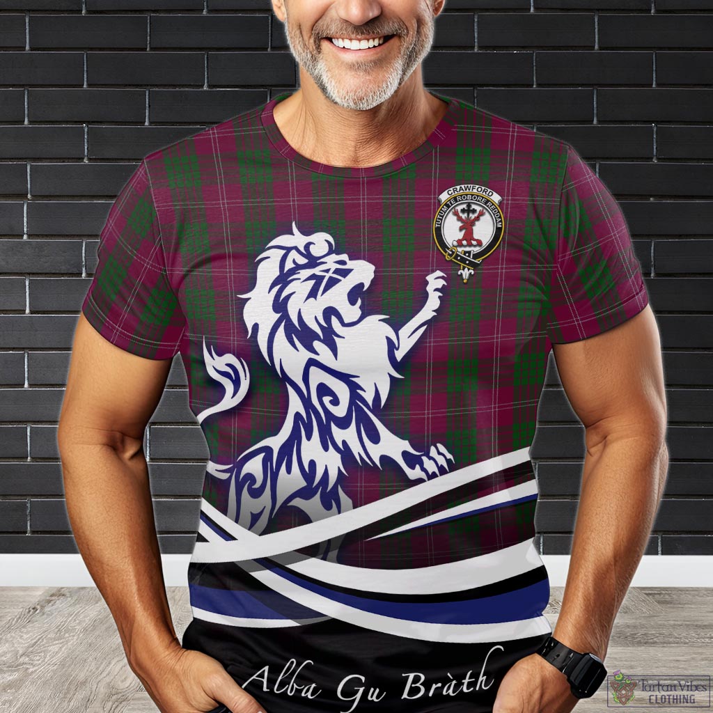 crawford-tartan-t-shirt-with-alba-gu-brath-regal-lion-emblem