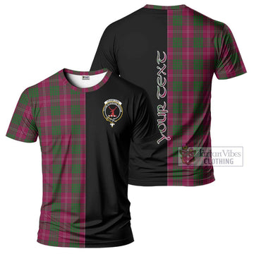 Crawford Tartan T-Shirt with Family Crest and Half Of Me Style Kid's Shirt - Tartanvibesclothing Shop
