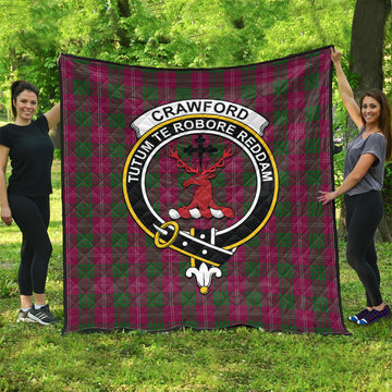 crawford-tartan-quilt-with-family-crest