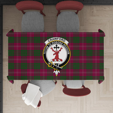 Crawford Tatan Tablecloth with Family Crest