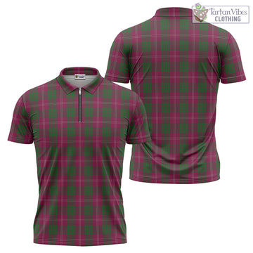 Crawford Tartan Zipper Polo Shirt