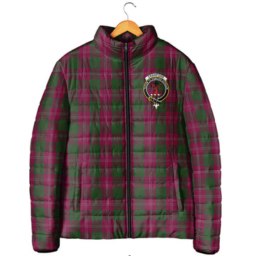 Crawford Tartan Padded Jacket with Family Crest