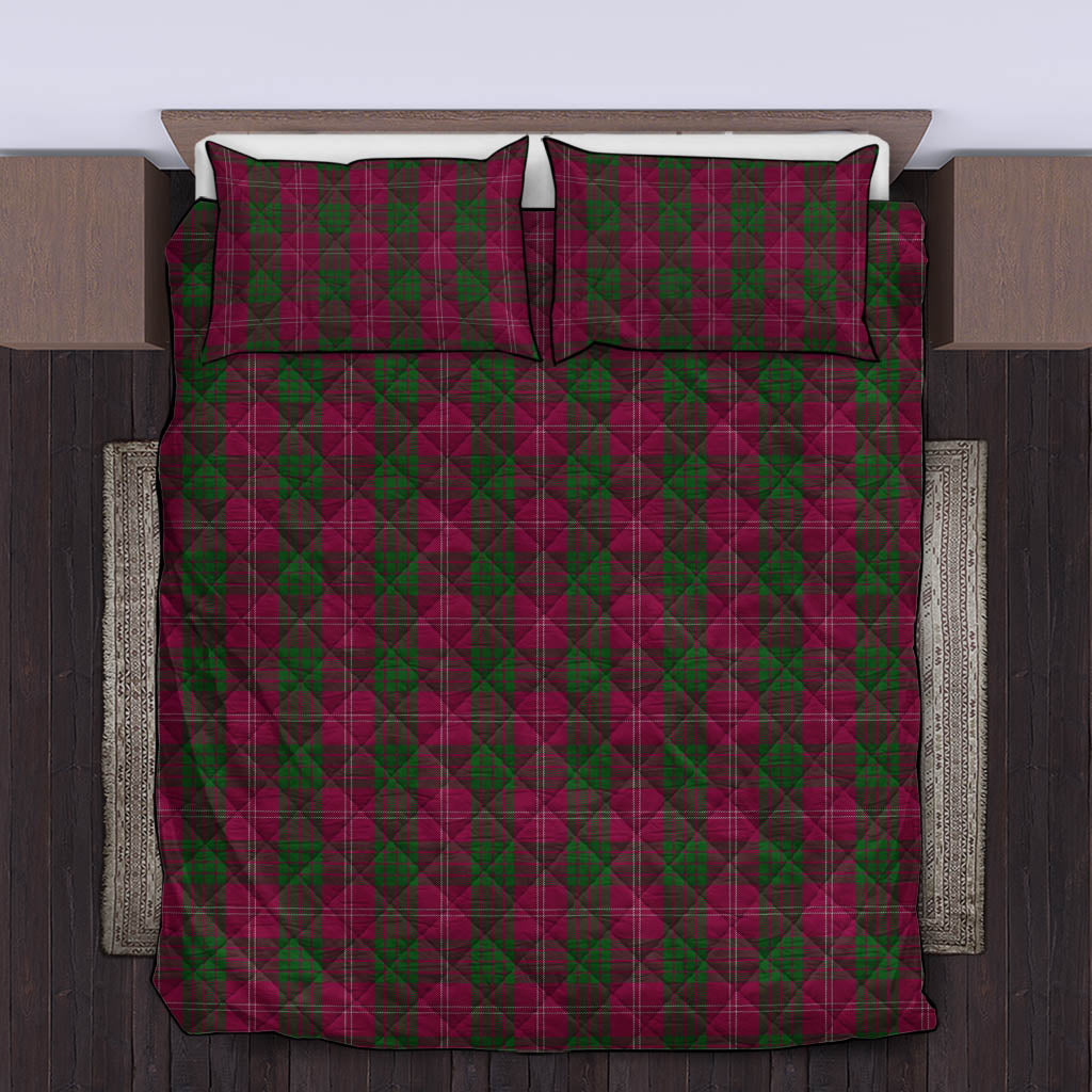 Crawford Tartan Quilt Bed Set King - Tartan Vibes Clothing