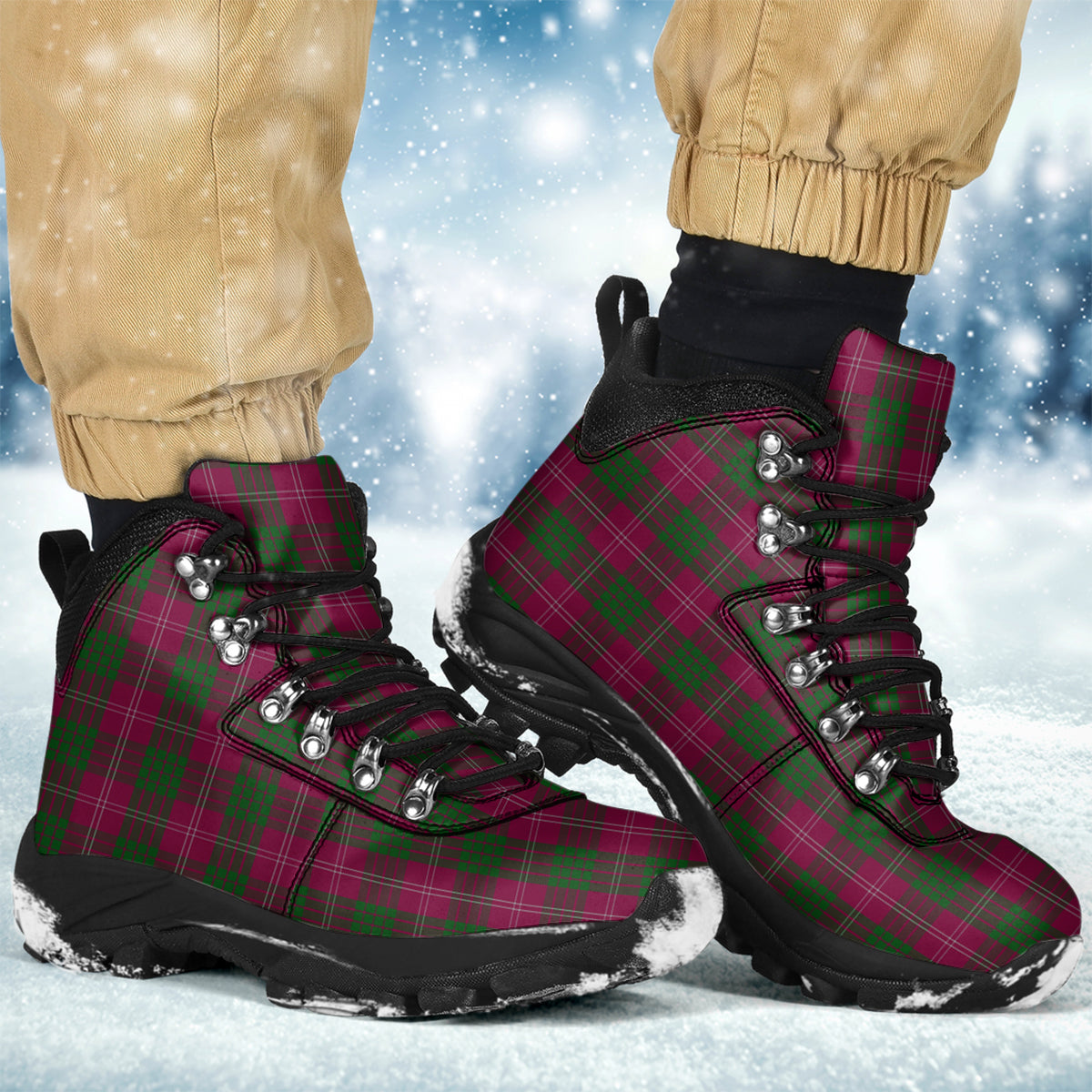 Crawford Tartan Alpine Boots - Tartanvibesclothing