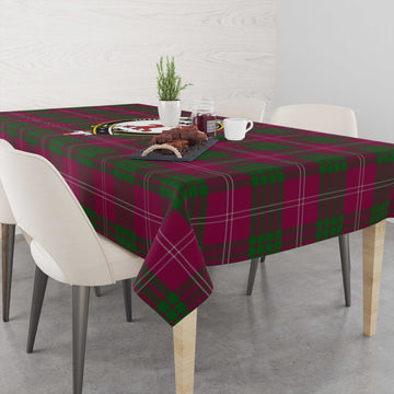Crawford Tatan Tablecloth with Family Crest
