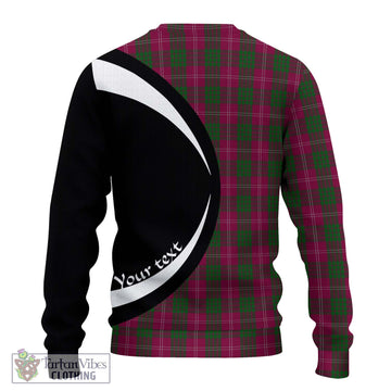 Crawford Tartan Ugly Sweater with Family Crest Circle Style