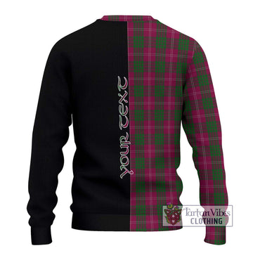 Crawford Tartan Ugly Sweater with Family Crest and Half Of Me Style