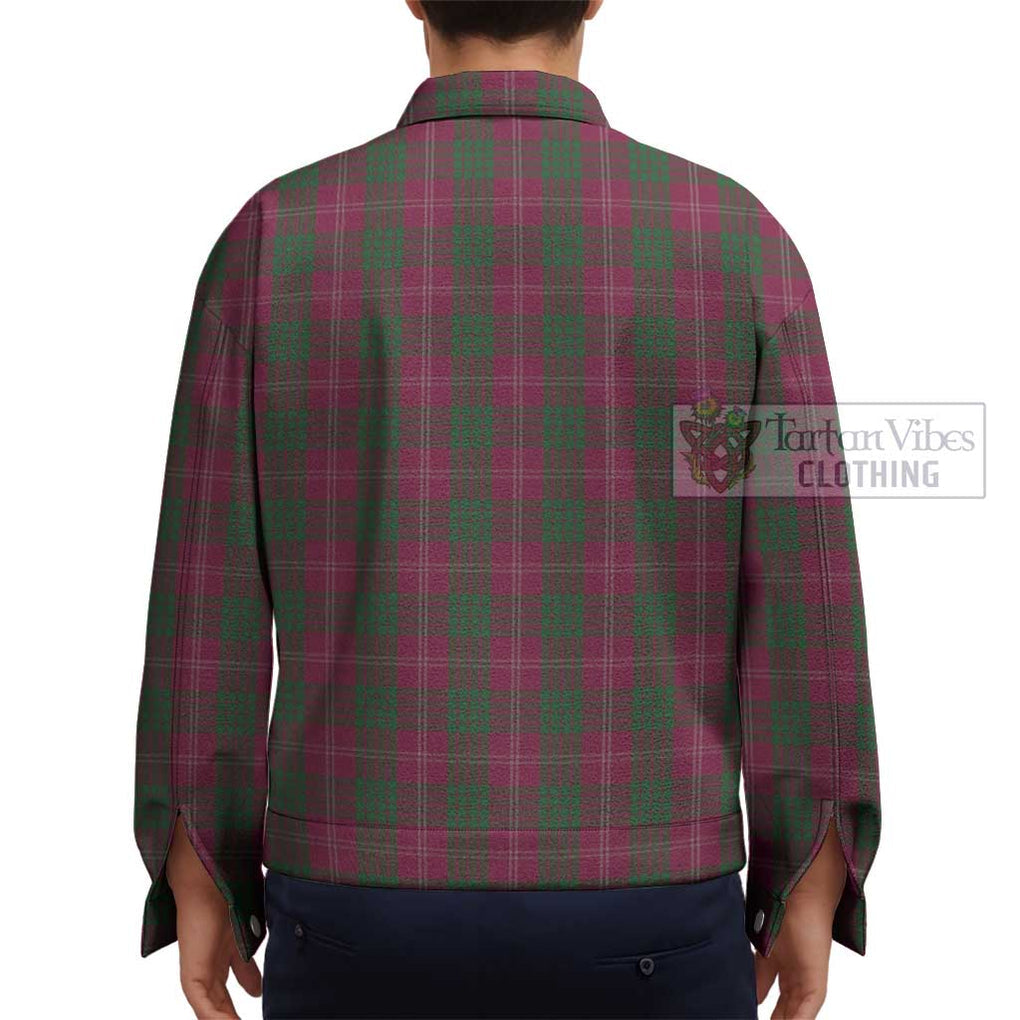 Crawford Tartan Unisex Lapel Cotton Jacket - Tartan Vibes Clothing
